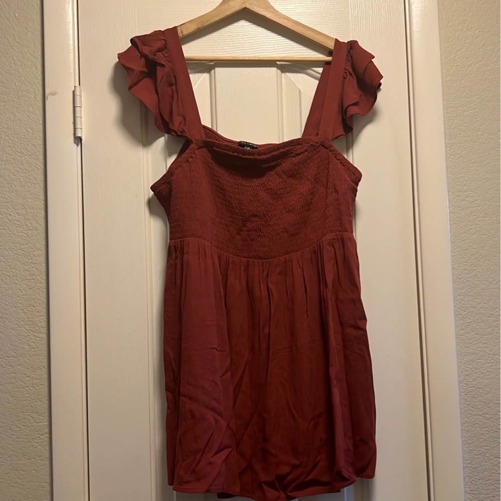 Torrid Tank Top with Flutter Sleeves